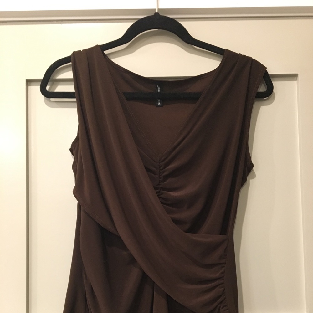 Faux Wrap Tank - dressy
